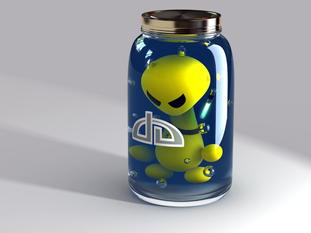 Jar cartoon character table shadow free wallpaper for desktop - medium preview image