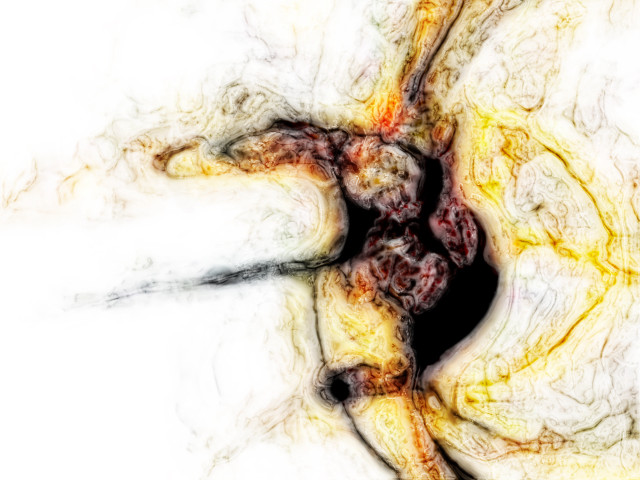 Strange face pattern fire flaming free wallpaper for desktop - medium preview image