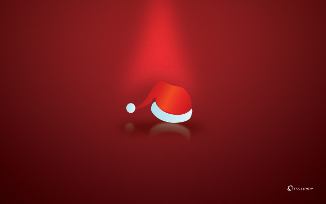 Red background santa hat red #4 free wallpaper for desktop - medium preview image