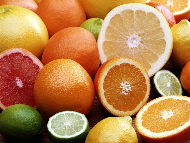 Oranges limes cut half arcimboldo free wallpaper for desktop - medium preview image