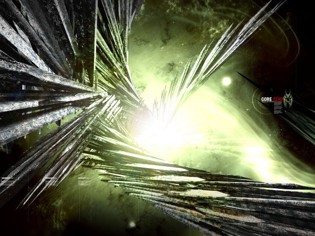 Space station distant galaxy bright free wallpaper for desktop - medium preview image