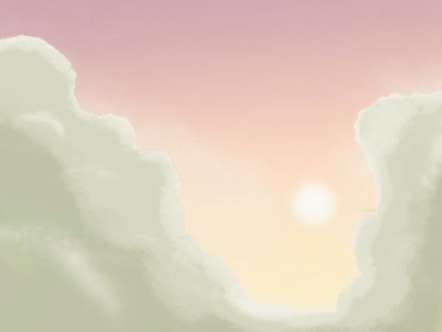 Sunset clouds plane flying sky #4 free wallpaper for desktop - medium preview image