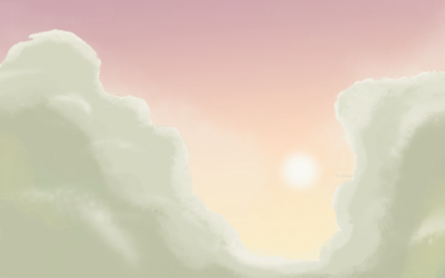 Pink sky clouds sun background #2 free wallpaper for desktop - medium preview image