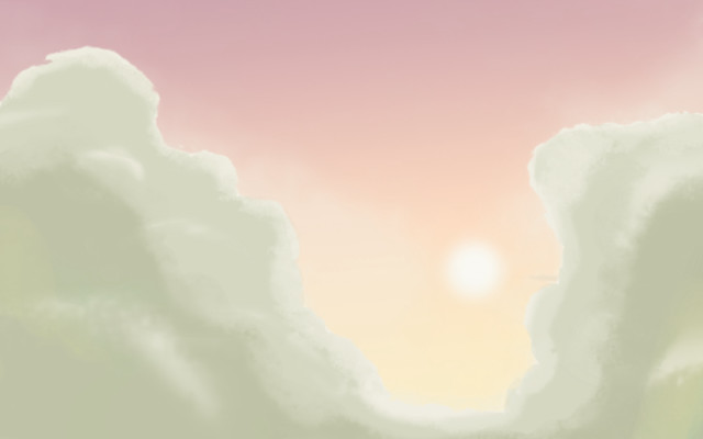 Pink sky yellow sky clouds free wallpaper for desktop - medium preview image