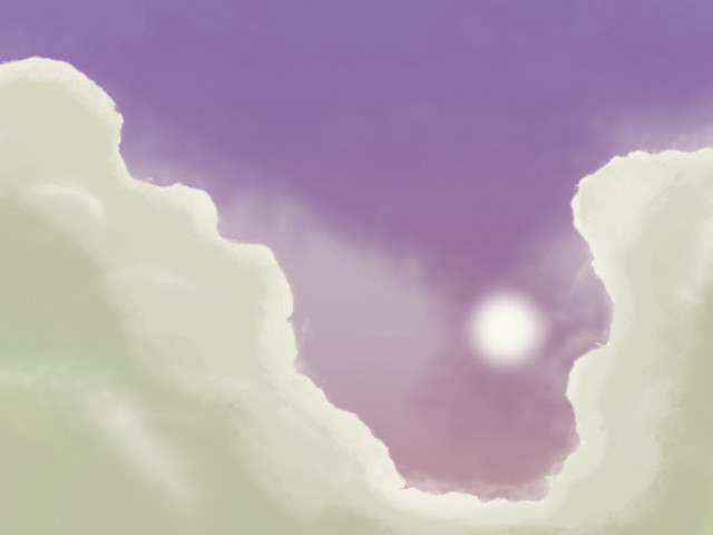 Purple sky clouds bright sun #2 free wallpaper for desktop - medium preview image