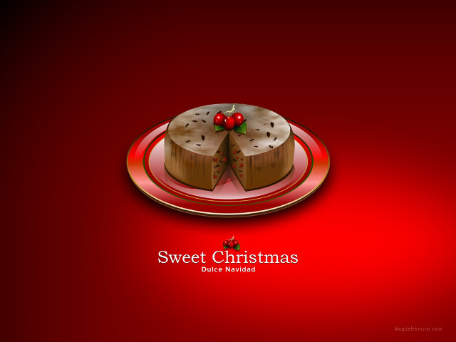 Red plate cake background bow free wallpaper for desktop - medium preview image