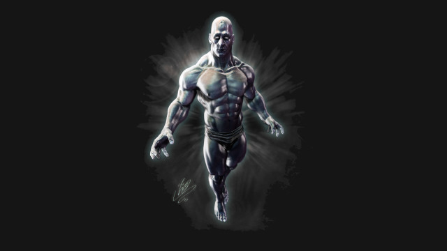 Man body painted dark light free wallpaper for desktop - medium preview image