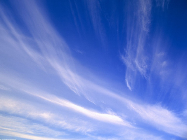 Blue sky clouds plane precisionism free wallpaper for desktop - medium preview image