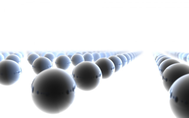 Group balls row white background free wallpaper for desktop - medium preview image