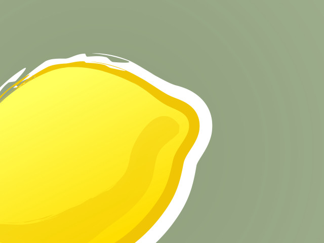 Lemon green background white border #3 free wallpaper for desktop - medium preview image