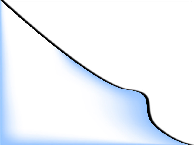 Blue line up hill white free wallpaper for desktop - medium preview image