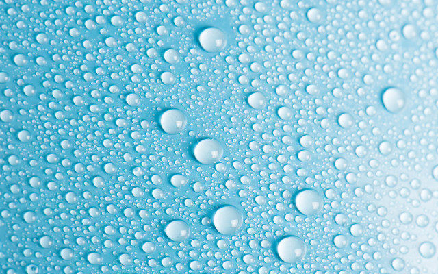 Water droplets blue sky moon free wallpaper for desktop - medium preview image