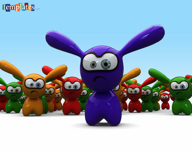 Cartoon characters blue background sky #4 free wallpaper for desktop - medium preview image