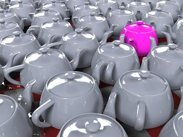 Teapots pink center red white free wallpaper for desktop - medium preview image