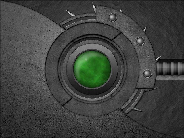 Metal green light center rod #2 free wallpaper for desktop - medium preview image