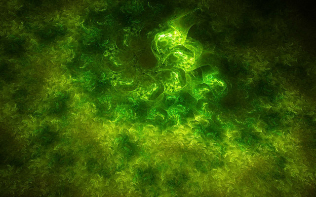 Green yellow swirl black background #2 free wallpaper for desktop - medium preview image