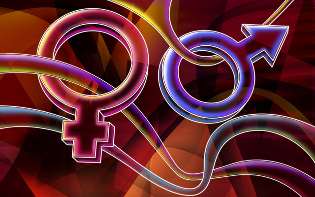 Colorful female symbol male symbol #4 free wallpaper for desktop - medium preview image