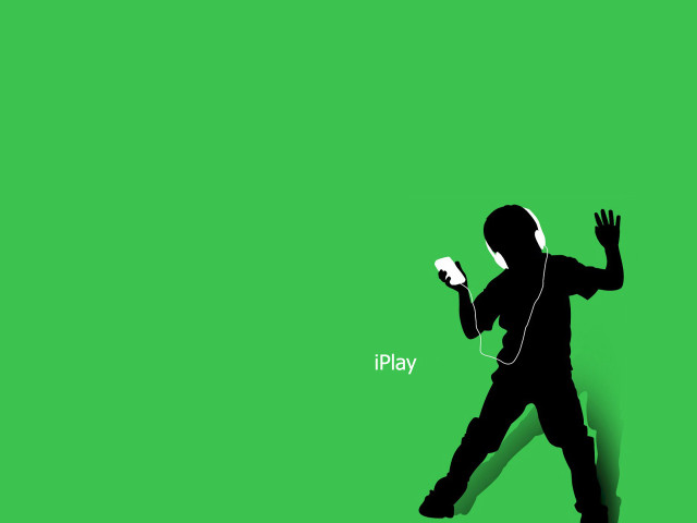 Man playing cell phone headphones free wallpaper for desktop - medium preview image