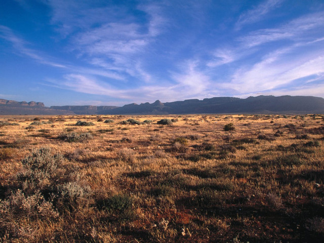Field mountain blue sky clouds #2 free wallpaper for desktop - medium preview image
