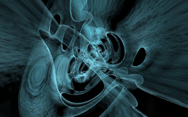 Blue flower black background white #5 free wallpaper for desktop - medium preview image