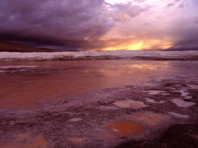 Water sky clouds beach rocks #3 free wallpaper for desktop - medium preview image