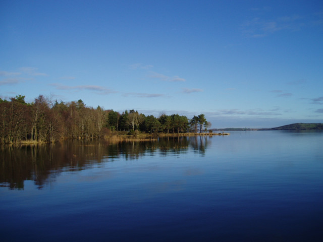Lake trees blue sky clouds #14 free wallpaper for desktop - medium preview image