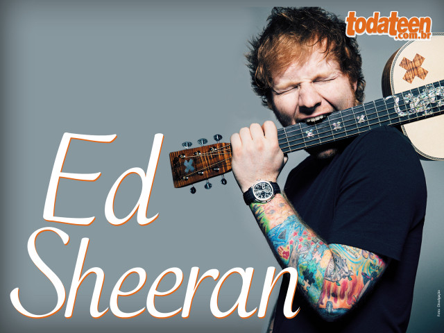 Ed sheeran man guitar caption free wallpaper for desktop - medium preview image