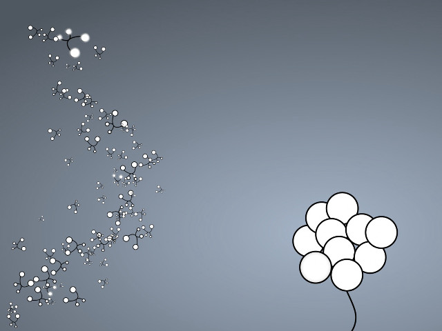 Balloons floating bubbles string attached #2 free wallpaper for desktop - medium preview image