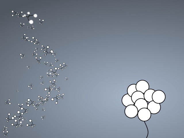 Balloons bubbles stars floating air free wallpaper for desktop - medium preview image