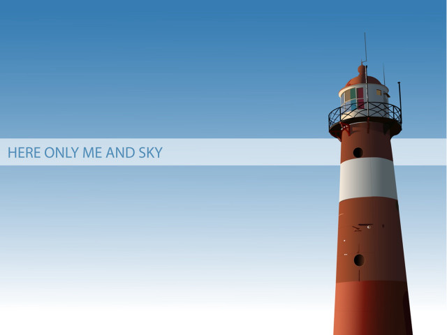 Red white lighthouse sky background #3 free wallpaper for desktop - medium preview image