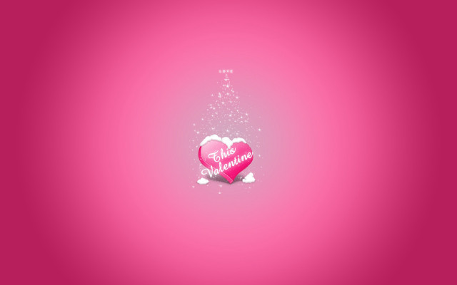 Pink heart message star background #3 free wallpaper for desktop - medium preview image