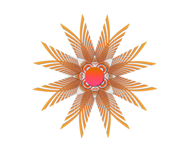 Red orange flower white background free wallpaper for desktop - medium preview image
