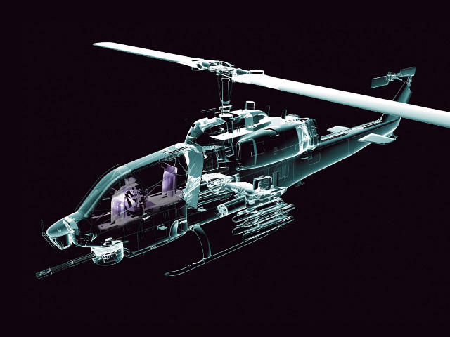 Helicopter person flying air black free wallpaper for desktop - medium preview image