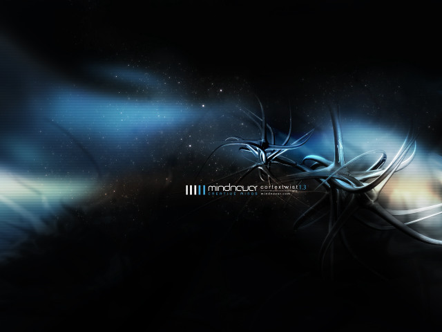 Dark background blue white flower #2 free wallpaper for desktop - medium preview image