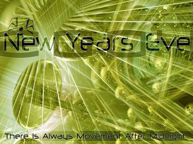Green black new years eve free wallpaper for desktop - medium preview image