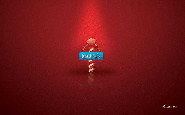 Person holding sign north pole #3 free wallpaper for desktop - medium preview image