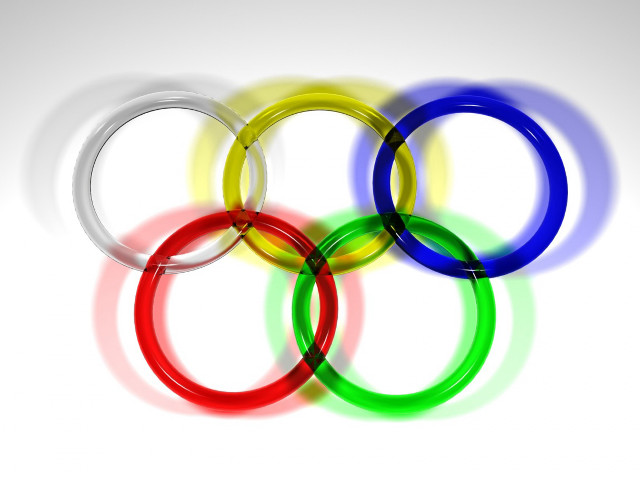 Rings white red green yellow free wallpaper for desktop - medium preview image