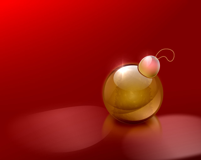 Shiny gold object red background #3 free wallpaper for desktop - medium preview image