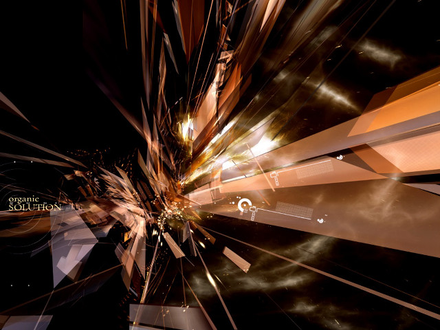 Large abstract picture lights center free wallpaper for desktop - medium preview image