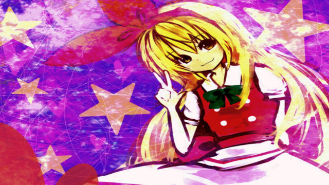 Girl bow stars bed background free wallpaper for desktop - medium preview image