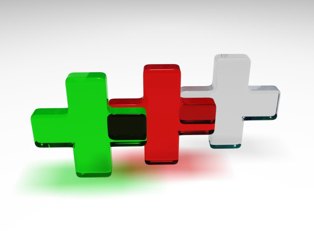 Colored crosses red middle white #4 free wallpaper for desktop - medium preview image