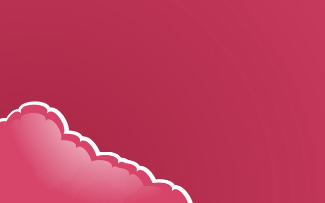 Pink background scalloped cloud red free wallpaper for desktop - medium preview image