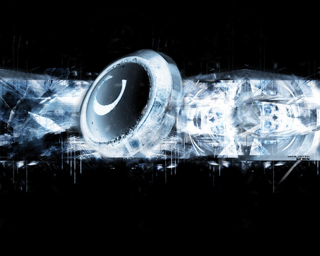 Nike logo black white paint free wallpaper for desktop - medium preview image