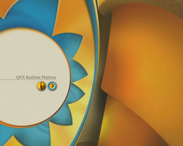 Computer screen circular design yellow free wallpaper for desktop - medium preview image