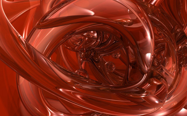 Red swirl design black background free wallpaper for desktop - medium preview image