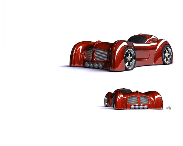 Red car black tire white free wallpaper for desktop - medium preview image