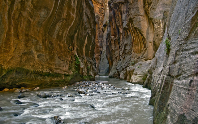 Narrow river narrow canyon rocks #3 free wallpaper for desktop - medium preview image