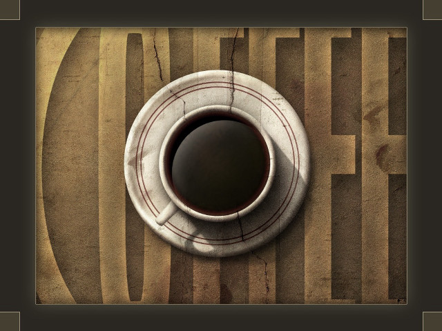 Coffee cup wooden table sign free wallpaper for desktop - medium preview image