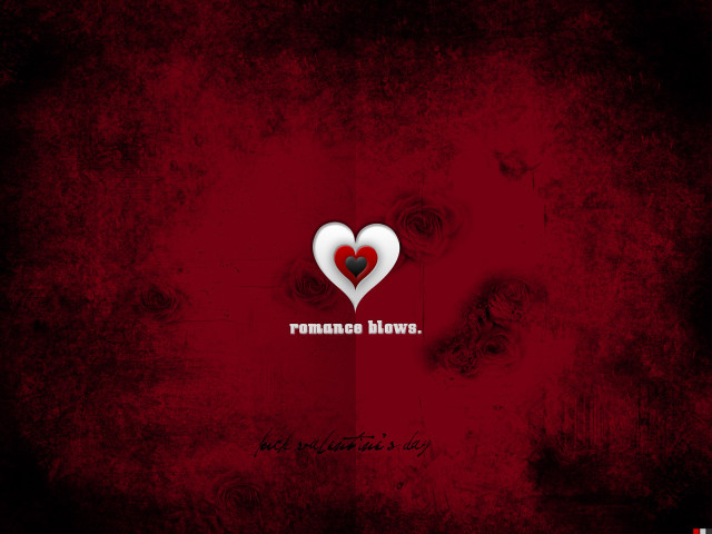 Red background heart roman love #3 free wallpaper for desktop - medium preview image