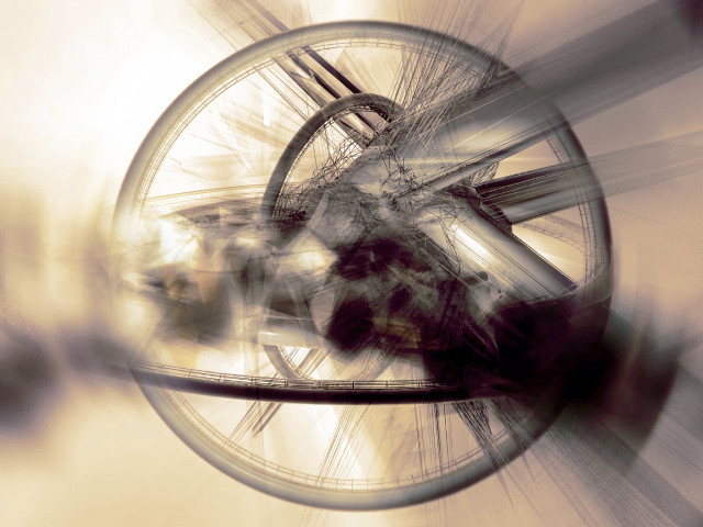 Blurry bicycle wheel person riding free wallpaper for desktop - medium preview image